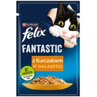 Purina Nourriture Humide Pour Chats - Felix - Poulet Et Tomate - Équilibrée Et Savoureuse