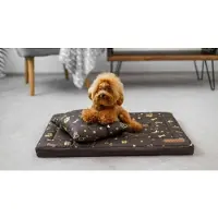 Welsti Lit pour chien, matelas pour chien, brun M 70x50