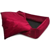 HUGGY DOGGY Lit de luxe pour chien PREMIUM bourgogne grand lit XXL
