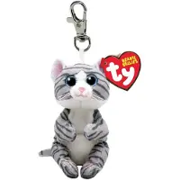 TY Beanie Babies Bellies Clip Knuffel Kat Mitzi 10 Cm