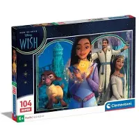 Clementoni CLE puzzle 104 SuperKolor Disney Wish 27148