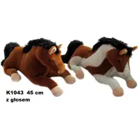 Inny Mascotte Cheval 2 couleurs avec voix 45cm 139214 mix prix pour 1 pièce
