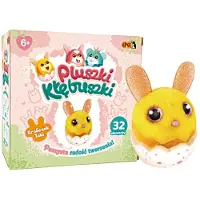 Epee Set créatif globe terrestre rempli Tobi Yellow Bunny avec 32 éléments (16 cm)