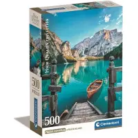 Clementoni , le Puzzle européen Made in Italie Puzzle Lac de Braies - 500 à 999 pièces