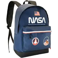 KARACTERMANIA Sac à dos scolaire à deux compartiments NASA Infinity Bleu marine