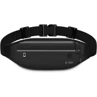 Tech-Protect Hommes, Sac banane, Tech-Protect M7 Universale Sport-Bauchtasche Schwarz, Noir
