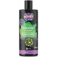 RONNEY Shampooing reconstructeur pour cheveux secs et cassants, 300ml
