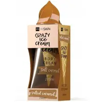 HiSkin Crazy Ice Cream Crème pour le corps au caramel salé, 200 ml