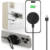Tech-Protect Qi15W-A33 Chargeur magnétique sans fil Magsafe Noir