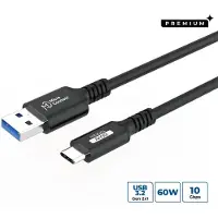 Microconnect USB3.2AC1 Câble USB 1 m USB 3.2 Gen 2 (3.1 Gen 2) USB C USB A Noir (USB3.2AC1)