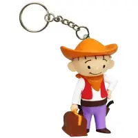 Tisso Toys Unisexe, Porte-clés, Tisso-Toys Porte-clés LOLEK COWBOJ, Multicolore