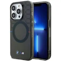 BMW BMHMP13XHGPK iPhone 13 Pro Max 6.7" szary/grey Motif MagSafe (Apple iPhone 13 Pro Max), Coque pour téléphone portable, Noir, Gris