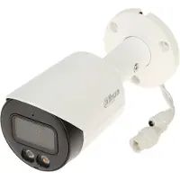 Dahua CCTV 2MP Smart Dual Light Fixed-focal Bullet WizSense Network Camera, DH-IPC-HFW2249SP-S-IL-03 (1920 x 1080 Pixels), Caméra réseau, Blanc