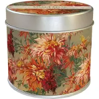 Sköna Ting Bougie parfumée dans un pot en métal « Autumn Plants Orange Dahlia »