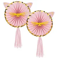 Party Deco Deko Rosetten Katzen
