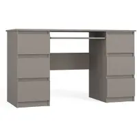 Top E Shop Bureau d'ordinateur HOLLOW - gris
