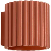 Sollux Applique AURA rouge ochra G9 1xG9 10W aluminium 10x12x10cm