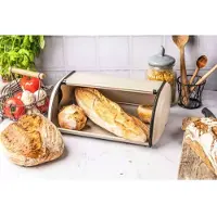 King Hoff Chlebak CHLEBAK STALOWY KH-1866 beżowy, Stockage du pain, Beige
