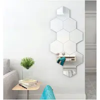 ITImport Jeu de 10 miroirs acryliques hexagonaux LUSTRO 265