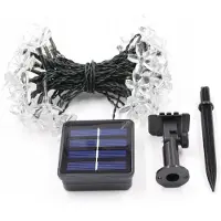ITImport Lumières SOLAIRES Jardin COMPONENT 5 mètres 20 LED Fleurs colorées Enfants