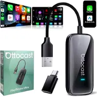 Ottocast Play2Video Ultra Carplay/Android Auto Tout-en-1 Auto-Adaptateur Netflix Youtube