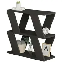Dmora Beniamina - Table basse, 60x22x57h cm Noir Anthracite, Multi-usage