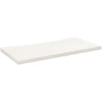vidaXL Plateau de bureau blanc 80x40x2,5 cm pin massif