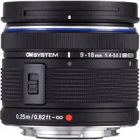 OM SYSTEM Objectif zoom M.Zuiko Digital 9-18 mm f/4.0 Noir Micro 4/3