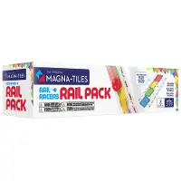 Magna-Tiles : Kit de construction magnétique - Pack Rail Racers (8 pièces)