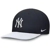 Nike Mlb New York Yankees Dri-fit Pro Structured Square Bill Cap Bleu S-M