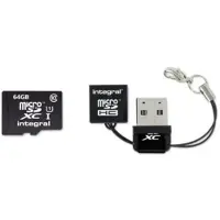 Integral UltimaPro - Carte mémoire flash - 64 Go - UHS Class 1 / Class10 - microSDXC UHS-I