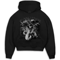 MJ Gonzales Toxic V1 Oversized Hoodie Noir S Homme