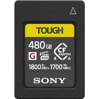 Sony Carte Cfexpress Type A : 480 Go R1800 / W1700