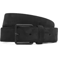 HUGO Ceinture en cuir suédé avec boucle ton sur ton à ardillon