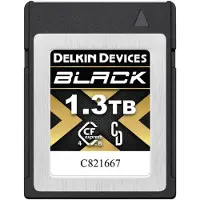 Delkin Carte mémoire CFexpress Type B 4.0 – 1,3 To – Noir (1300 Go, CFexpress type B), Carte mémoire, Noir