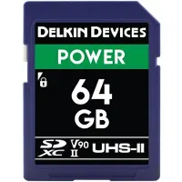 Delkin Carte mémoire SD Delkin POWER UHS-II (V90) 64Go
