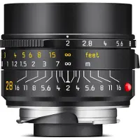 Leica 11618 Summicron-M 28 f/2 ASPH Black