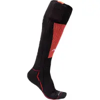 Heat Experience Unisexe, Chaussettes de sport, Heated Technical Socks w.batteries (S), Noir, Rouge
