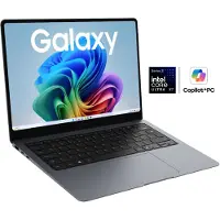 Samsung Galaxy Book6 Pro 14 pouces, écran WQXGA+ tactile, processeur Ultra X7, disque SSD de 512 Go, système d'exploitation Windows 11, fréquence de 4,8 GHz, mémoire vive de 1024 Go