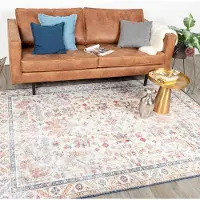 FRAAI Tapis vintage | Azara Persia Bleu Clair | 200x290cm | Bleu | Rectangulaire | Tapis