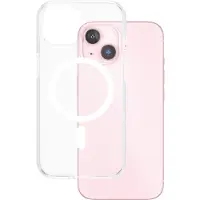PanzerGlass Case Flagship (Apple iPhone 15), Coque pour téléphone portable, Transparent, Blanc