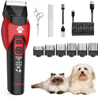 Hatteker Tondeuse pour chiens SK-1821 tondeuse pour chiens et chats, avec ciseaux et peigne