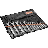Bahco Metric Combination Wrench Set 14 Units Noir