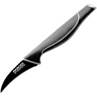 Fackelmann Nirosta 43731 Couteau De Cuisine, Couteau De Découpe, Couteau À Légumes, Lame De 7 Cm, Noir, Acier Inoxydable, 19 X 7 Cm