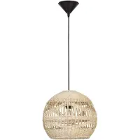 Nova Luce Suspension en rotin Marlo Boule Ø 30cm