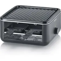 Severin RG 2360 Mini-gril à raclette RG 2360, avec plaque de cuisson