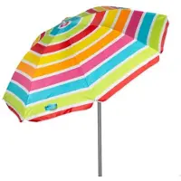 Aktive Parasol rayé, inclinable, 62361, protection UV 50, diamètre non spécifié, 180 cm, multicolore. Taille unique