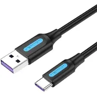 Vention CABLE USB-C TO USB2.0/2M BLACK CORBH