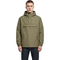 Build Your Brand Coupe-vent d'été léger pour homme Brandit, veste à capuche déperlante B3162 vert olive