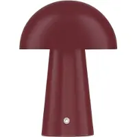 Lyora Lampe de table rechargeable Ande Rouge bordeaux